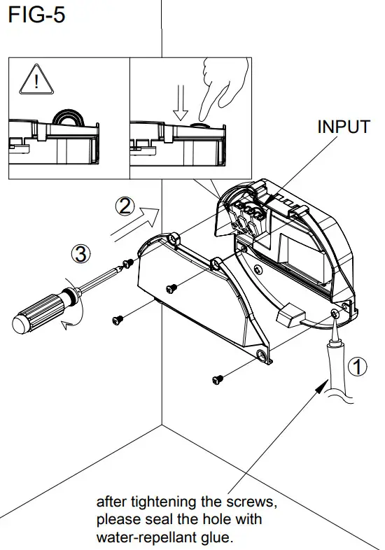 HALCYON EX913 B34 Exterior 4W Low Glare Wall Eyelid Light - parts 5