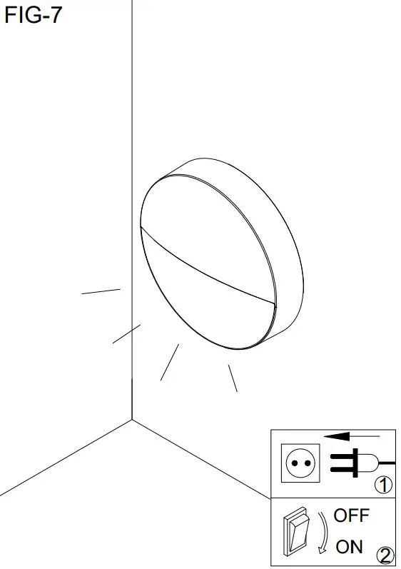 HALCYON EX913 B34 Exterior 4W Low Glare Wall Eyelid Light - parts 7