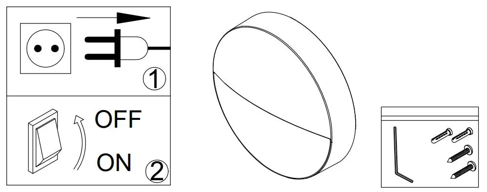 HALCYON EX913 B34 Exterior 4W Low Glare Wall Eyelid Light