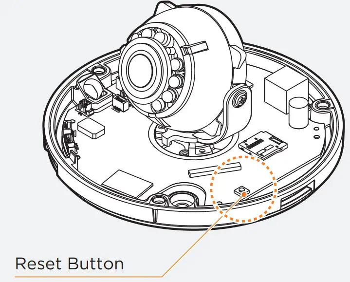 Resetting the camera