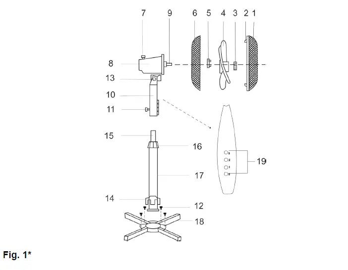 timberk-T-SF1602-Stand Fan-1