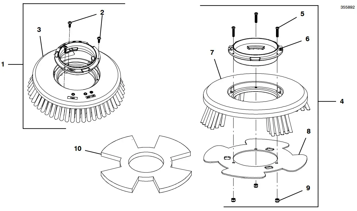TENNANT i mop Lite Walk Behind Floor Scrubber - PADS