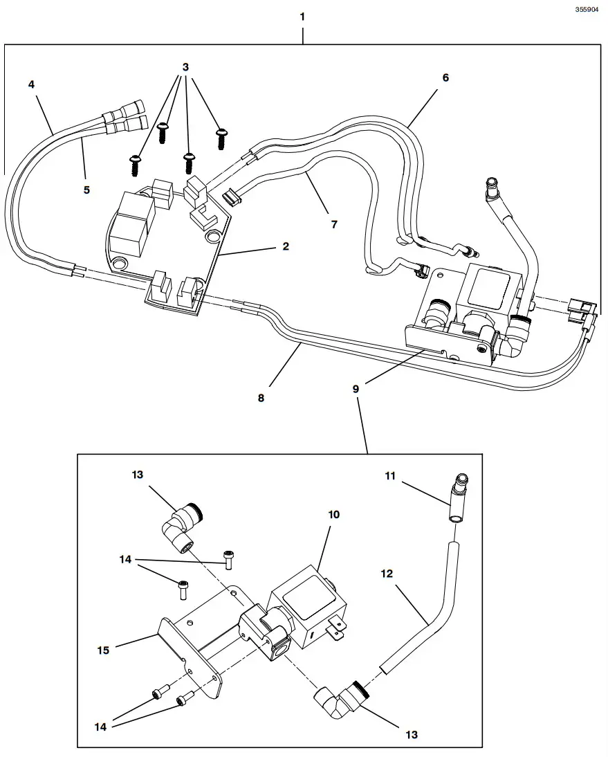 TENNANT i mop Lite Walk Behind Floor Scrubber - SOLENOID