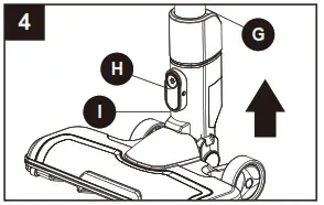 eureka NEC101C Series Cordless Stick Vacuum Cleaner - Easy assembly 3