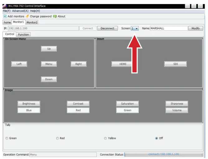 Marshall M LYNX 702 V 3 Dual 7 Inch LCD Display - After login 2