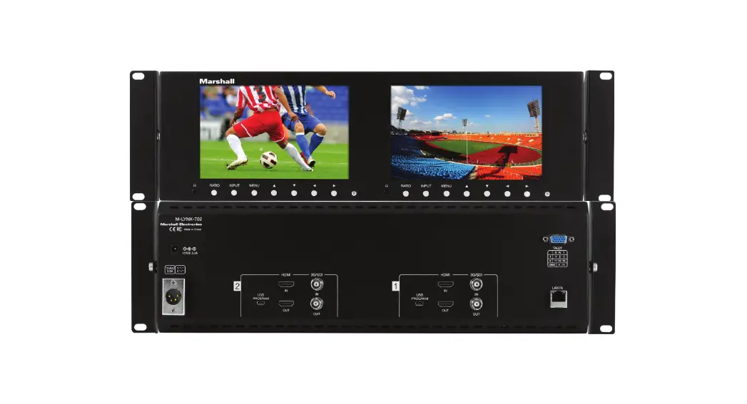 Marshall M-lynx-702 V.3 Dual 7 Inch Lcd Display User Manual Marshall M-lynx-702 V.3 Dual 7 Inch Lcd Display User Manual