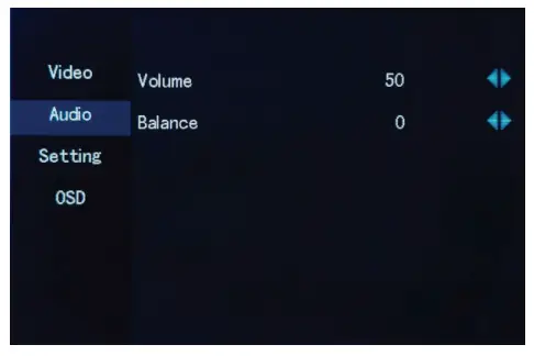 Marshall M LYNX 702 V 3 Dual 7 Inch LCD Display - Menu Categories 1
