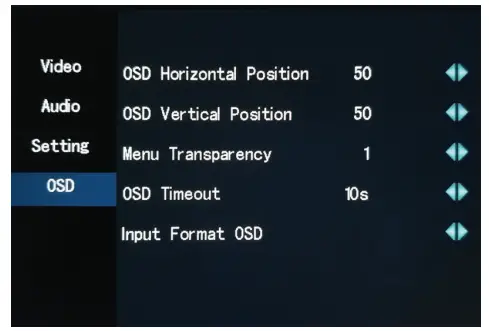 Marshall M LYNX 702 V 3 Dual 7 Inch LCD Display - Menu Categories 3