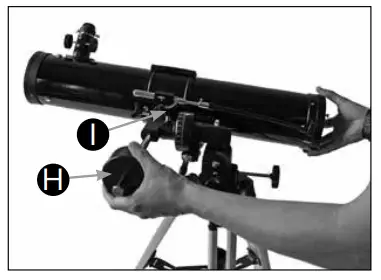 BRESSER 9454103 Reflector Telescope 76 700 EQ - . Handling 1