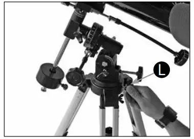 BRESSER 9454103 Reflector Telescope 76 700 EQ - . Handling 2