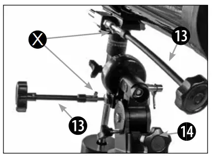 BRESSER 9454103 Reflector Telescope 76 700 EQ - Flexible handles