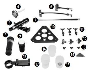 BRESSER 9454103 Reflector Telescope 76 700 EQ - Telescope Tube1