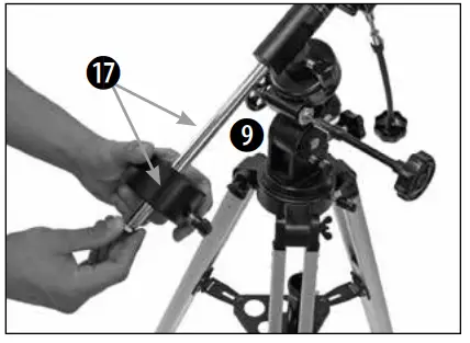 BRESSER 9454103 Reflector Telescope 76 700 EQ - Tripod2