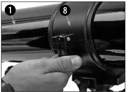 BRESSER 9454103 Reflector Telescope 76 700 EQ - Tube