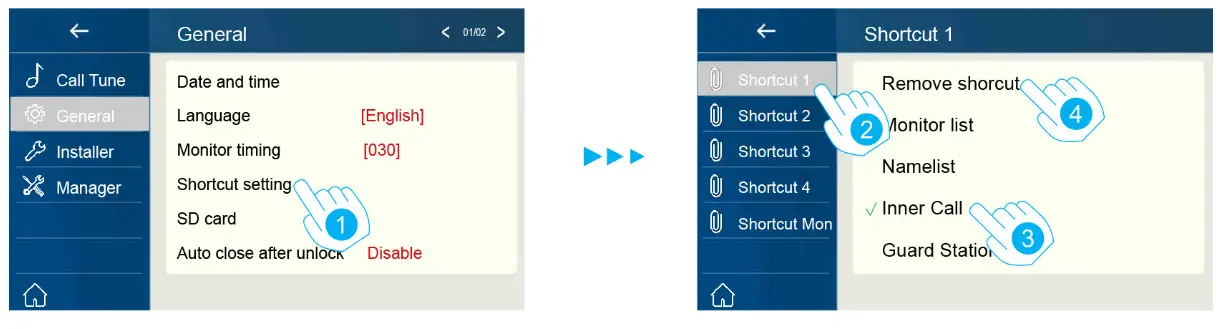 TELRAN DX470 2 Wire System Wi Fi 7 Inch Digital Color TFT Monitor - fig 38