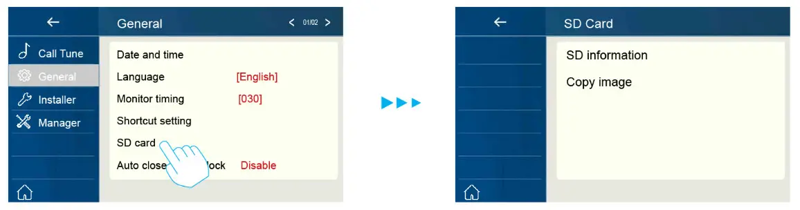 TELRAN DX470 2 Wire System Wi Fi 7 Inch Digital Color TFT Monitor - fig 39