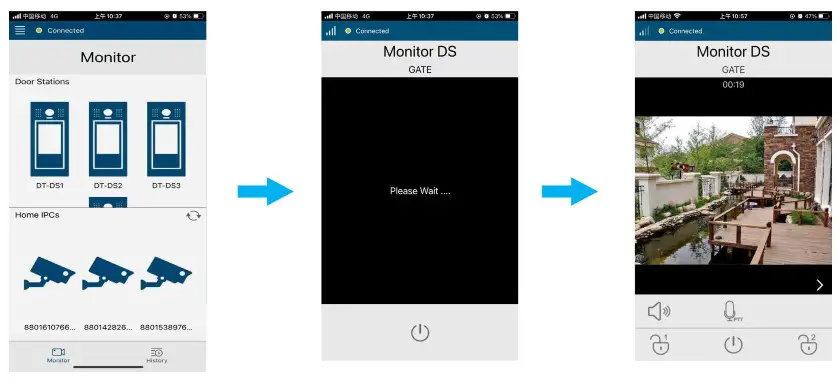 TELRAN DX470 2 Wire System Wi Fi 7 Inch Digital Color TFT Monitor - fig 589