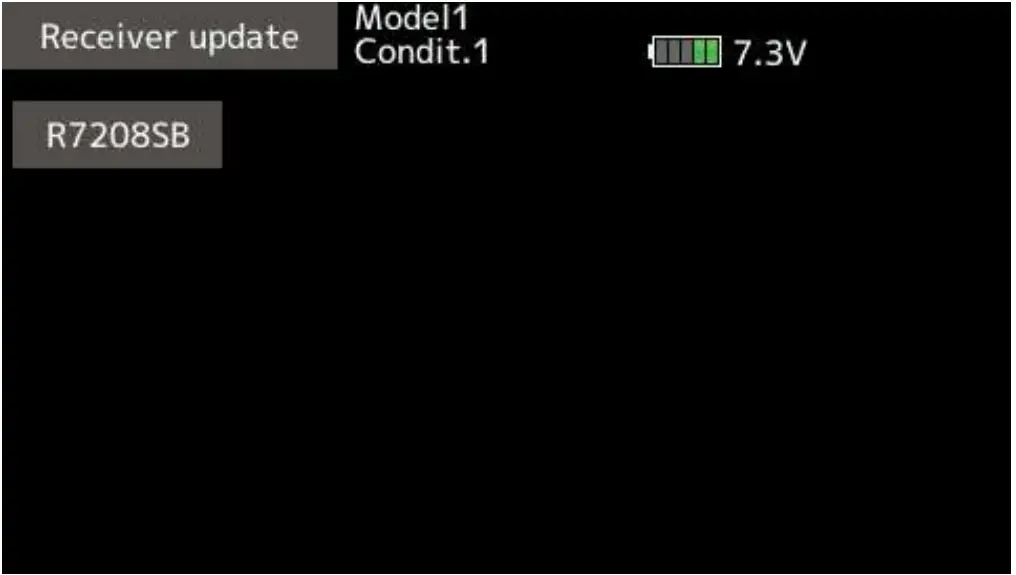 Receiver or gyro updates
