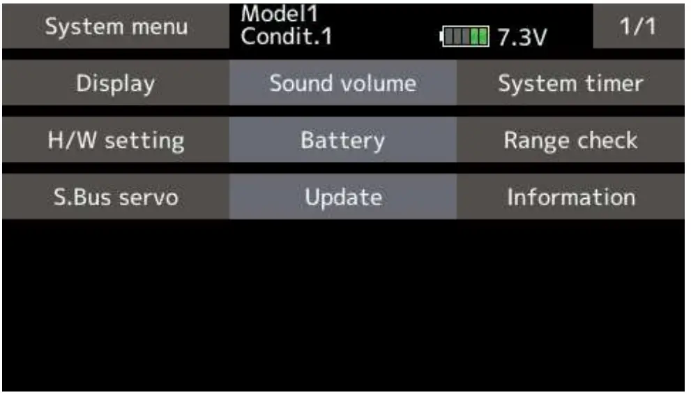 Receiver or gyro updates