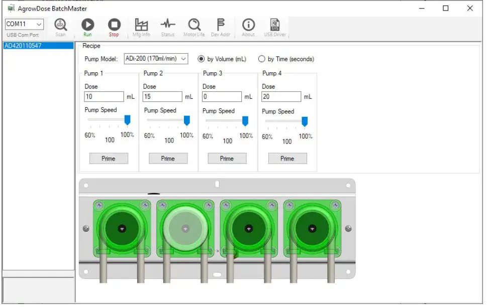 AGROWTEK ADi Pumps AgrowDose Intelligent Peristaltic Metering Pumps 9