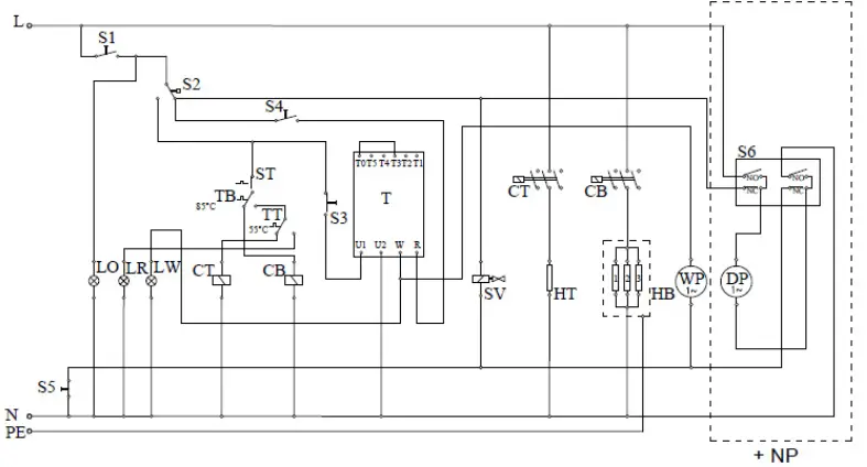 Kingfisher ABW12P Commercial Dishwashers - DIAGRAM5