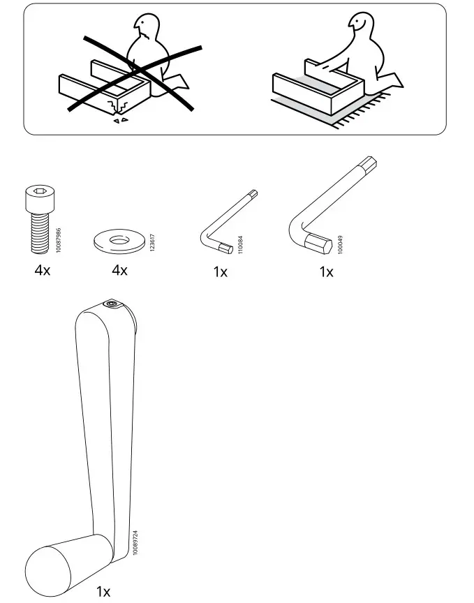 IKEA 094.957.04 SVALÖN Parasol Hanging- Parts