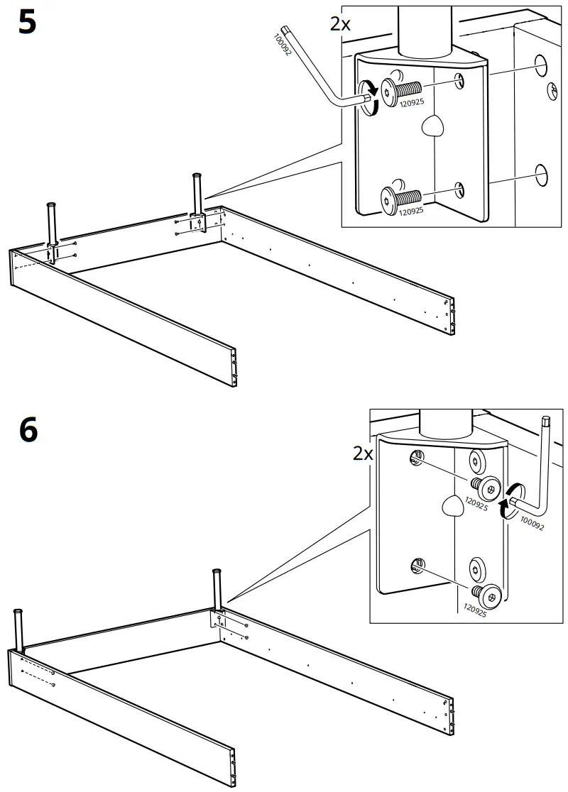IKEA BRUKSVARA Bed Frame 90x200 cm - Assembly 2