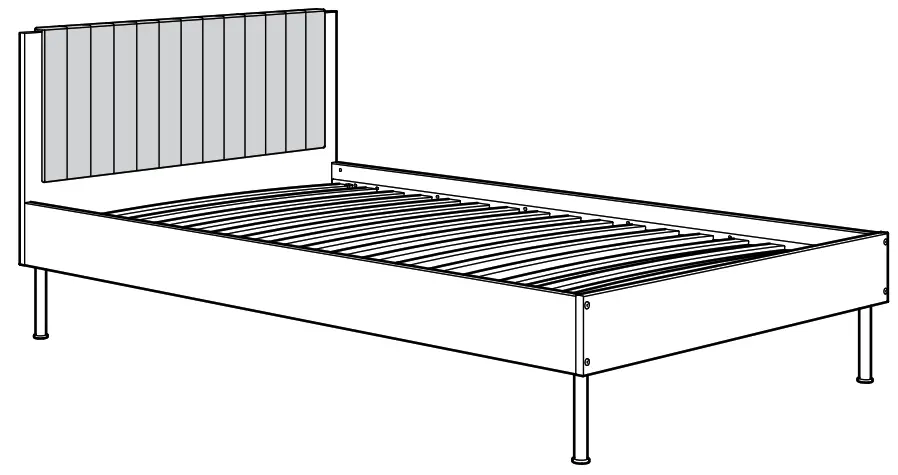 IKEA BRUKSVARA Bed Frame 90x200 cm