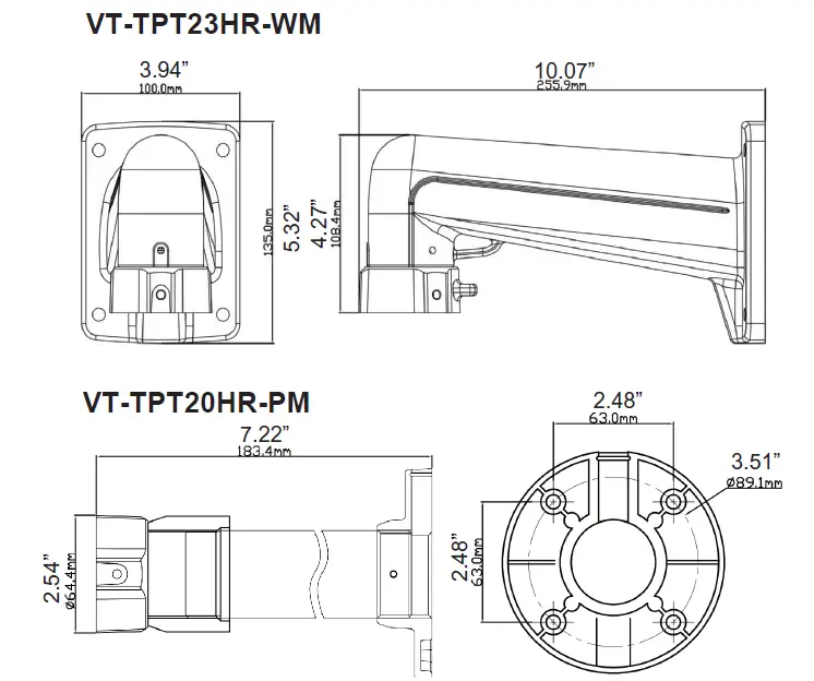 VITEK VT-TPTZ25HRAN-4PNL Cameras and Security 24