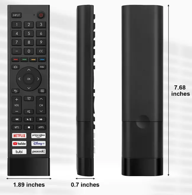 TOPKIND ERF3J80H Replacement Smart TV Remote-fig-1