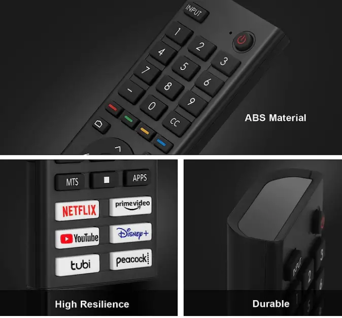 TOPKIND ERF3J80H Replacement Smart TV Remote-fig-3