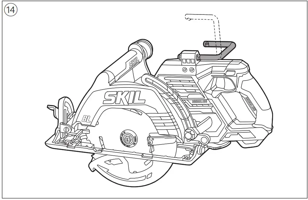 SKIL 3572 Brushless Cordless Circular Saw - overview 12