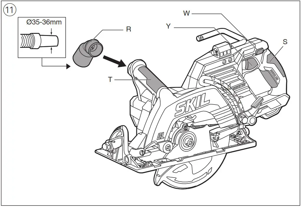 SKIL 3572 Brushless Cordless Circular Saw - overview 9