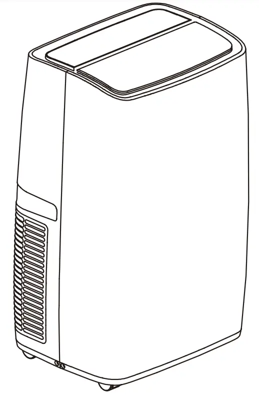 HOMCOM 823-039V70CW 12,000 BTU Mobile Air Conditioner