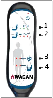 WAGAN TECH 9989 Infra Heat Massage Magnetic Cushion a2