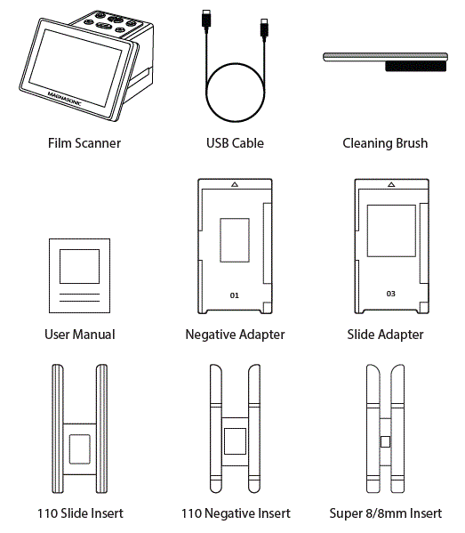Magnasonic FS70 All In One 25MP Film Scanner fig-1