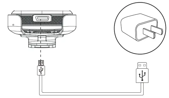 Inrico T310R PoC Radio - Charging batteries