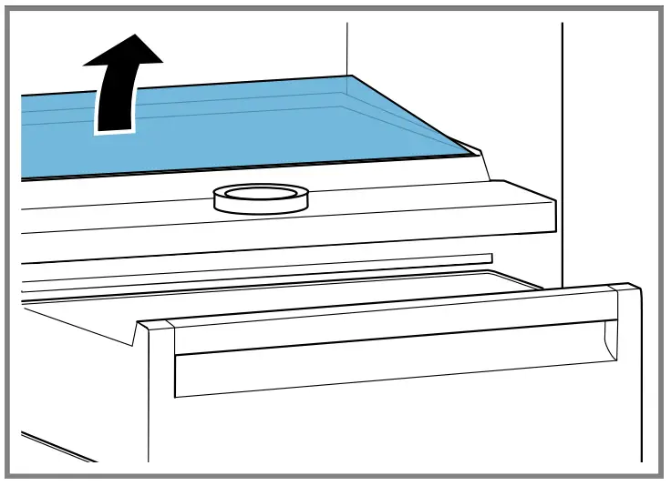 NEFF KI881 Built In Fridge - Removing the partition