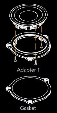 morel IP BMW42 Integration Performance Series 4 2 Way Car Speakers - Component Woofer 2