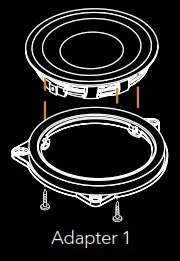 morel IP BMW42 Integration Performance Series 4 2 Way Car Speakers - Component Woofer 3