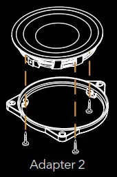 morel IP BMW42 Integration Performance Series 4 2 Way Car Speakers - Component Woofer 4