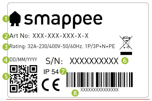 Smappee EV Base Smartest Charging Station - qr code