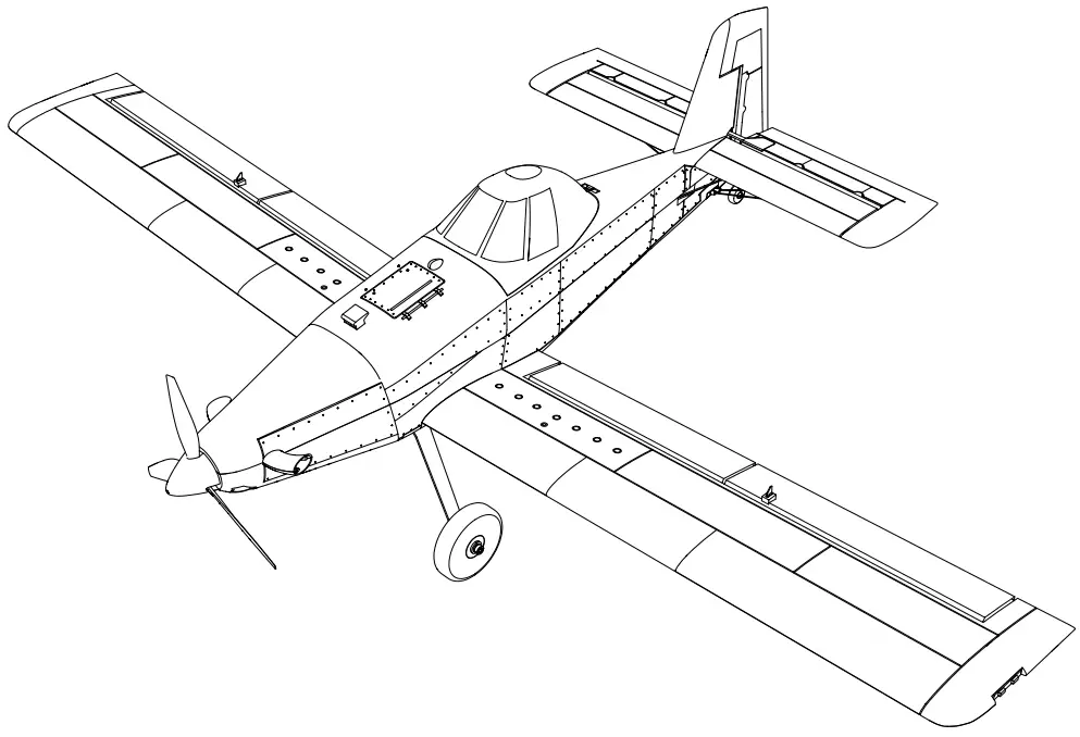 E-flite EFLU16450 UMX Air Tractor