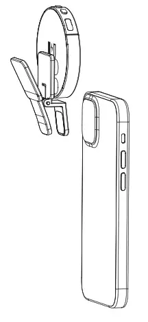 Rollei LUMIS Magnetic Smartphone Ring Light - Clamp 1