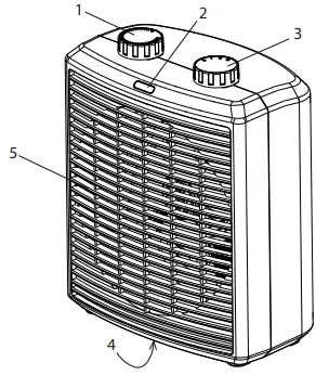 DFH 22 Fan Heater 02