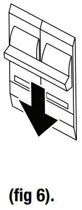 Shut off electric power