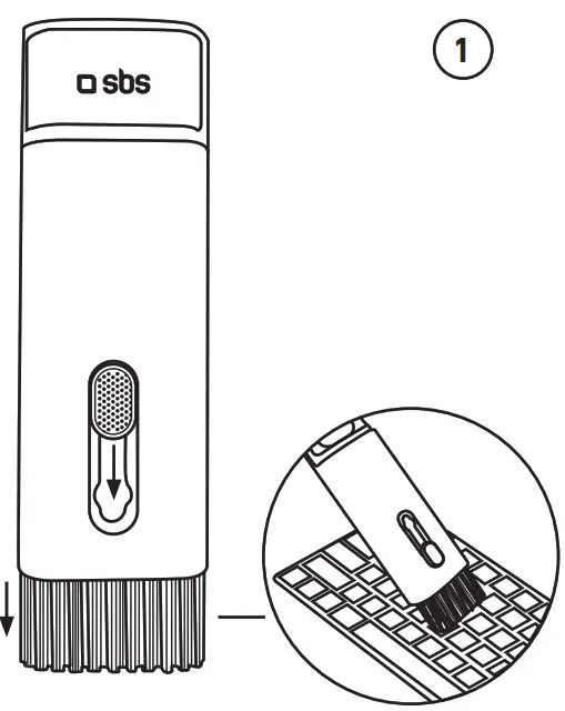 sbs TEEARCLEANSETMULTI Cleaning Kit For Cameras Keyboards Earphones - Fig3