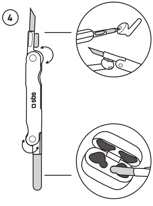 sbs TEEARCLEANSETMULTI Cleaning Kit For Cameras Keyboards Earphones - Fig5