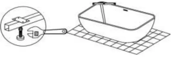 Beliani-Free-Standing-Bathtub-fig 3