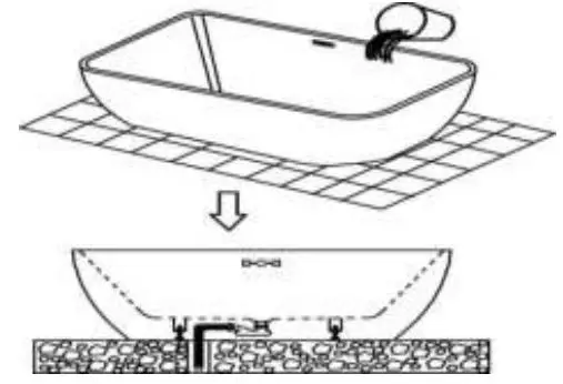 Beliani-Free-Standing-Bathtub-fig 5